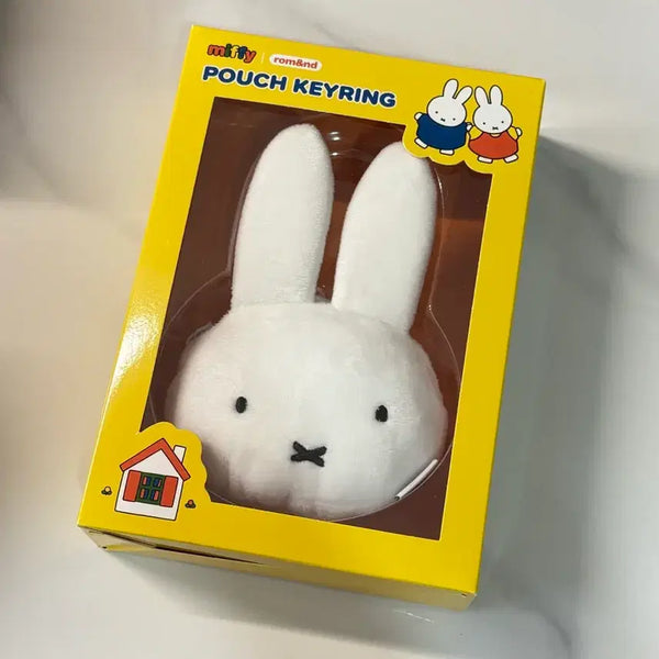 [BUNJANG] Rom&nd x Miffy Pouch Keyring / 새상품 롬앤 미피 파우치 키링