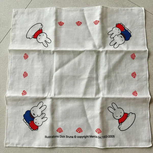 [BUNJANG] 2005 Miffy Cotton Handkerchief Vintage Item / [새상품] 2005 고전 미피 순면 손수건 빈티지소품