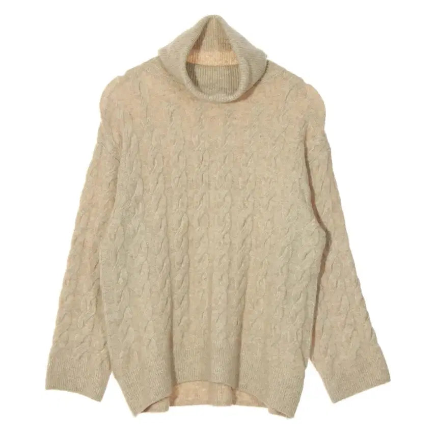 [BUNJANG] H&M Polar Cable Knit Sweater / h&m 에이치엔엠 폴라 꽈배기 니트