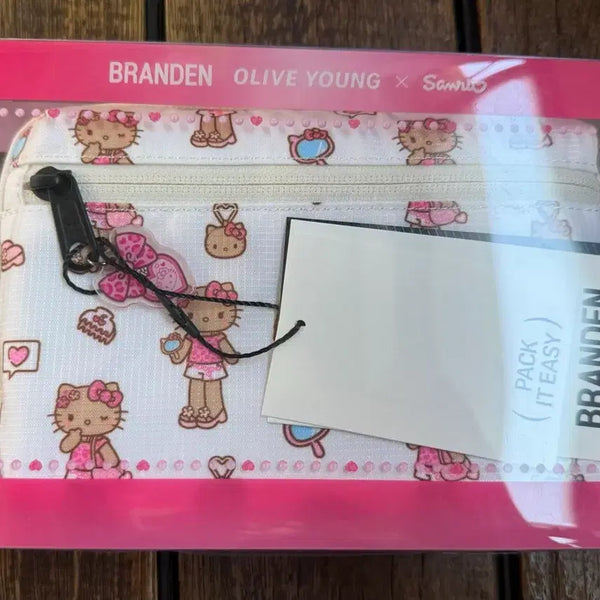[BUNJANG] Brandon Hello Kitty Wallet Bag White / 올리브영 브랜든 헬로키티 월렛백 화이트(새상품)