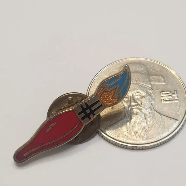 [BUNJANG] Olympic Torch Pin Badge / 올림픽 성화 핀뱃지