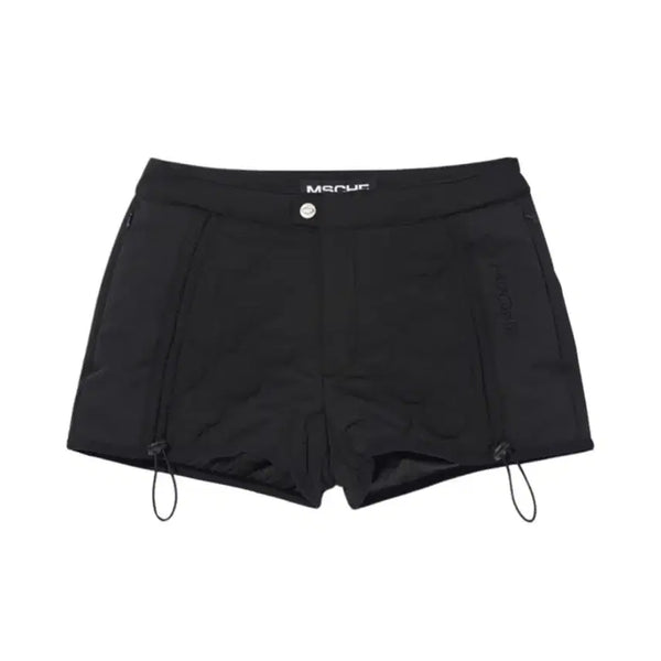 [BUNJANG] MSCHF Quilted Shorts Black / MSCHF 미스치프 퀄티드 쇼츠 블랙 / 패딩반바지 퀄팅팬츠 셔링오호스트링 누빔숏