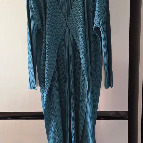 [BUNJANG] PLEATS PLEASE Long Cardigan / (3)플리츠플리즈 롱롱자켓 가디건