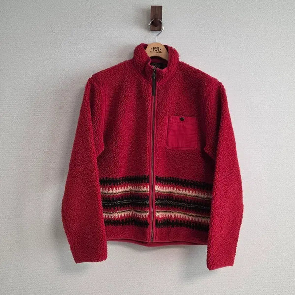 [BUNJANG] RRL Jacquard Fleece Jacket M / RRL 더블알엘 자카드 플리스 자켓 M