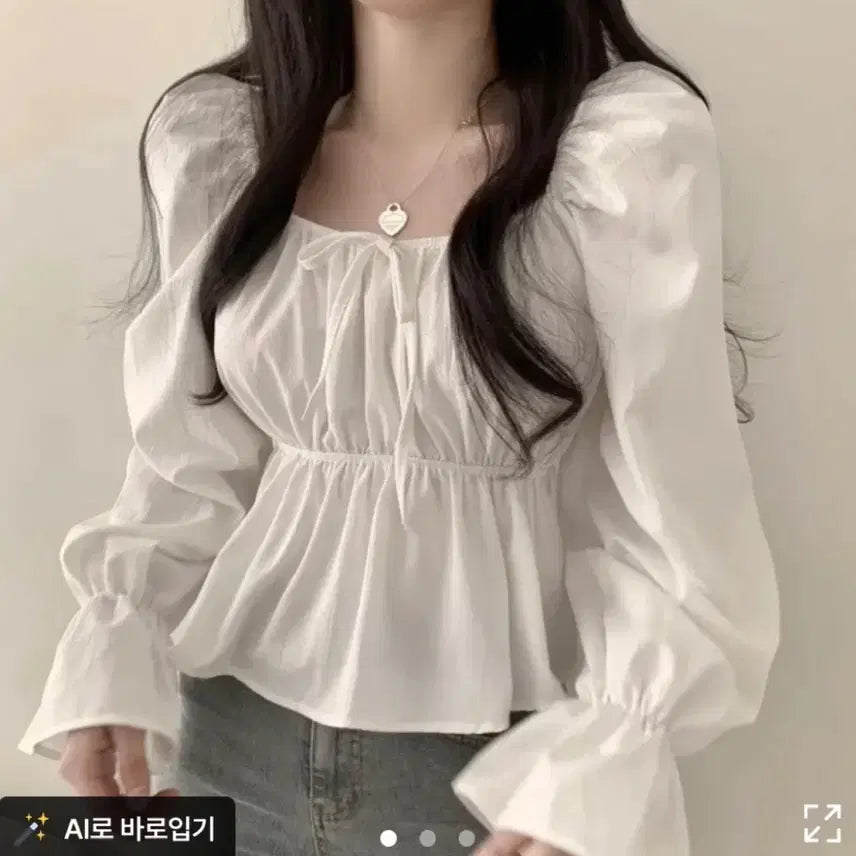 [BUNJANG] Ribbon Blouse / 리본 블라우스