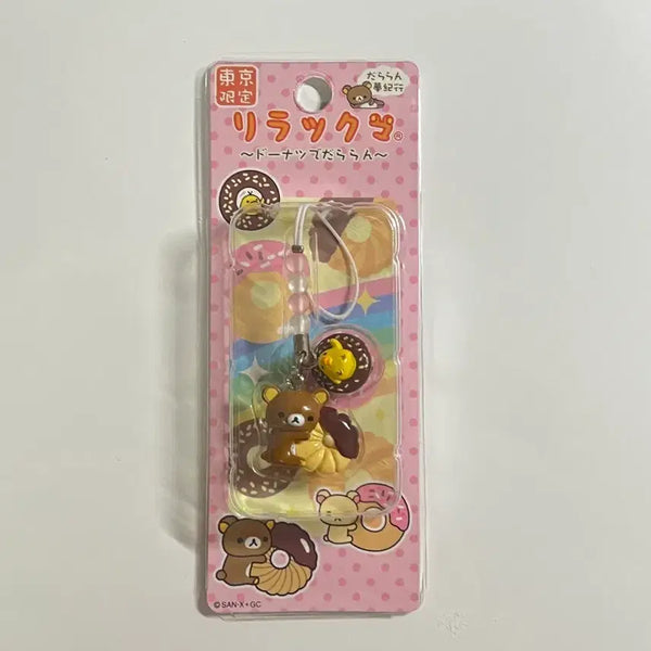 [BUNJANG] Classic Rilakkuma Kiiroitori Strap Keychain / 고전 리락쿠마 키이로이토리 스트랩 키링