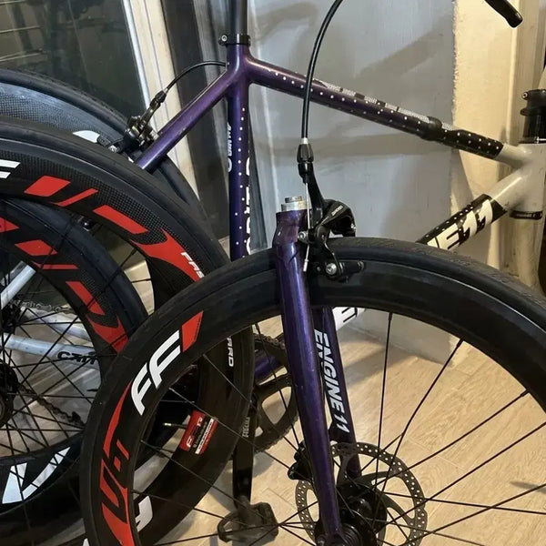 [BUNJANG] Engine11 Eggplant Frame with 88mm Rear Rim / 엔진11 에그플랜트