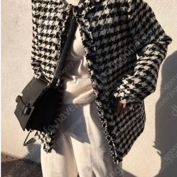 [BUNJANG] ORR Tweed Half Coat (M) / 오르orr 트위드 하프코트(M)