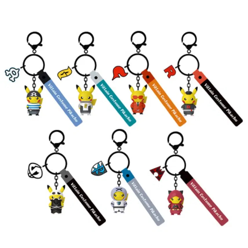 [BUNJANG] Pokemon Pikachu Danoon Play Keyring Full Set / 포켓몬스터 피카츄 단원놀이 키링 전종