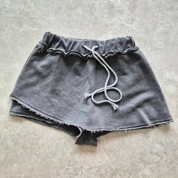 [BUNJANG] Women's Grey Half Pants / 반바지 그레이 여성 하프팬츠