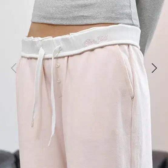 [BUNJANG] Bittersweetz Essential Reverse Sweatpants Light Pink / 비터셀즈 에센셜 리버스 스웨트 팬츠 라이트 핑크