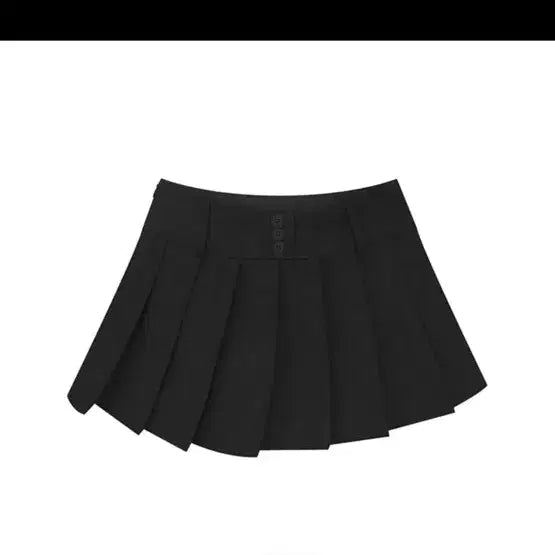 [BUNJANG] Black Pleated Mini Skirt / 주름 미니 스커트 블랙