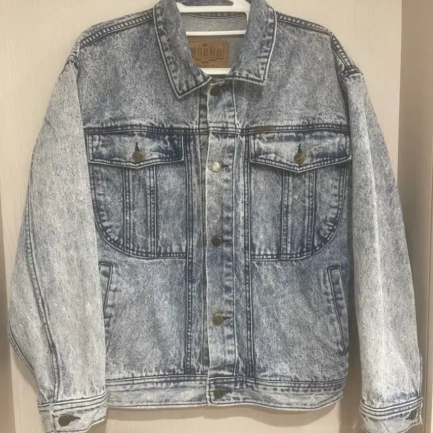 [BUNJANG] Unisex Vintage Washed Denim Jacket / 남여공용 빈티지 워싱 데님 자켓