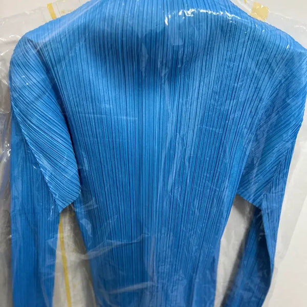 [BUNJANG] Pleats Please Long Sleeve Blouse / 플리츠 플리츠 롱슬리브