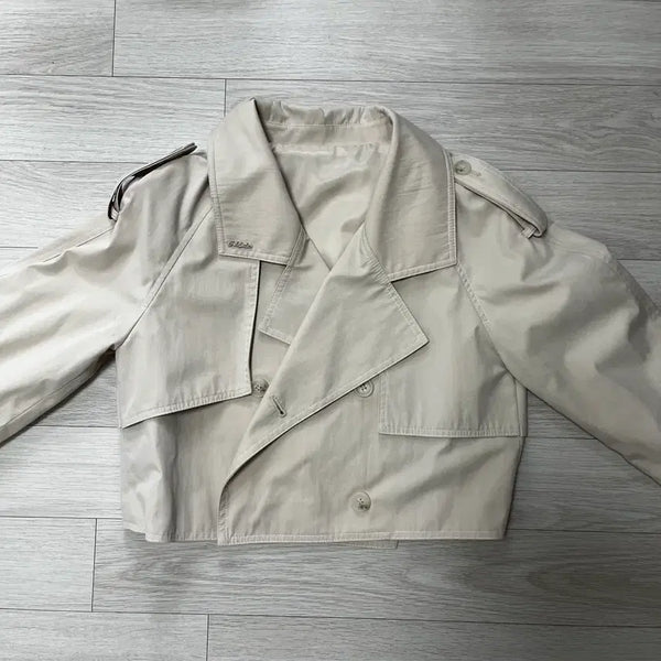 [BUNJANG] Fade jade Short Trench Coat / 페일제이드 숏 트렌치코트(착용x)