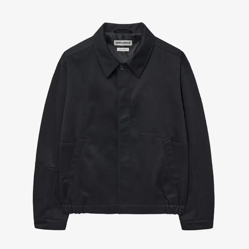 [BUNJANG] Insilence Paneled Cotton Twill Jacket Black / 인사일런스 패널드 코튼 트윌 자켓 블랙