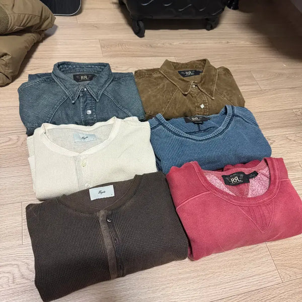 [BUNJANG] RRL, Hanes Fall Tops Bundle / 더블알엘, 헤이트스 가을 상의 판매 (전부 M)