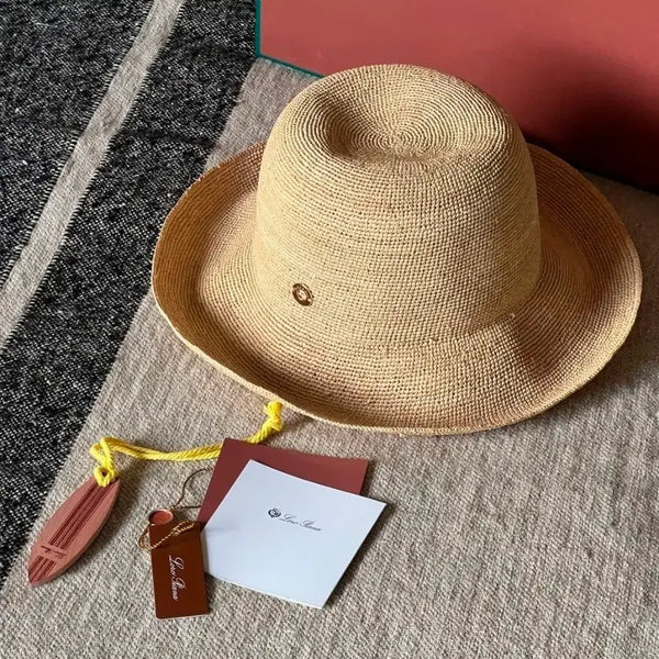 [BUNJANG] Loro Piana Airy Straw Hat Beige Hay / 로로피아나 에어리 스트로햇 베이지 헤이