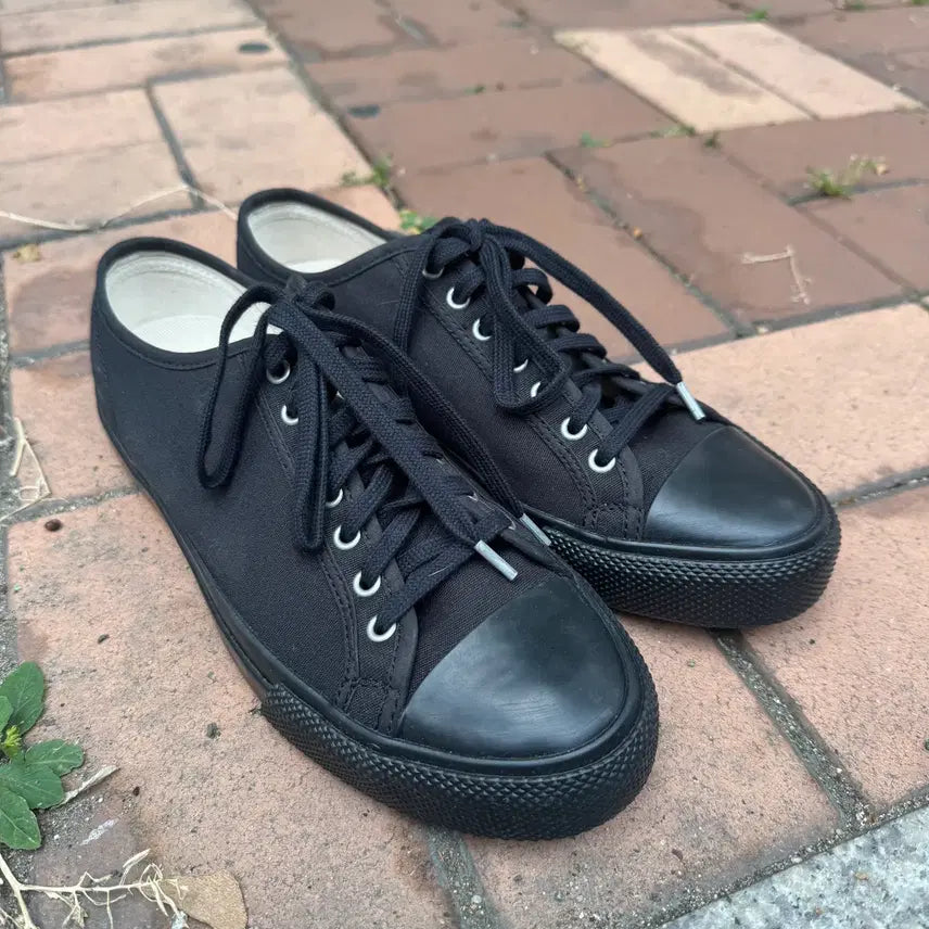 [BUNJANG] RRL Canvas Sneakers Black Size 8D / 더블알엘 캔버스 스니커즈 블랙 8D