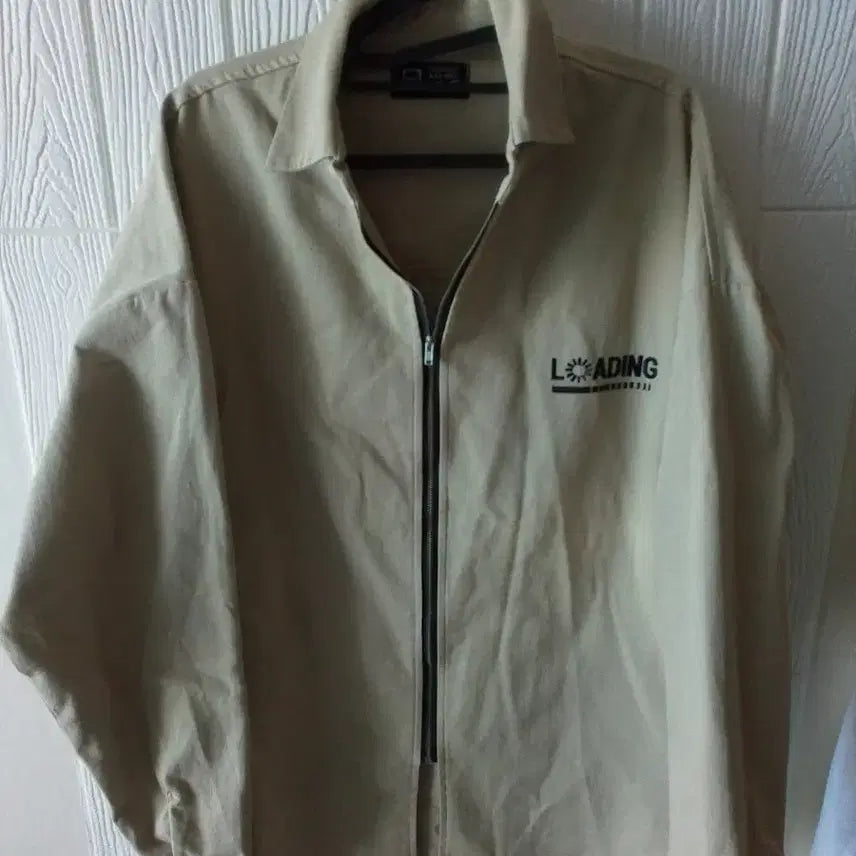 [BUNJANG] A.O.S Loading Zip-Up Jacket Beige Men's 110 / 로딩 집업 자켓 베이지남110 A.O.S맨 집업