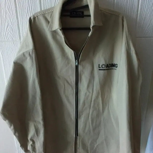 [BUNJANG] A.O.S Loading Zip-Up Jacket Beige Men's 110 / 로딩 집업 자켓 베이지남110 A.O.S맨 집업