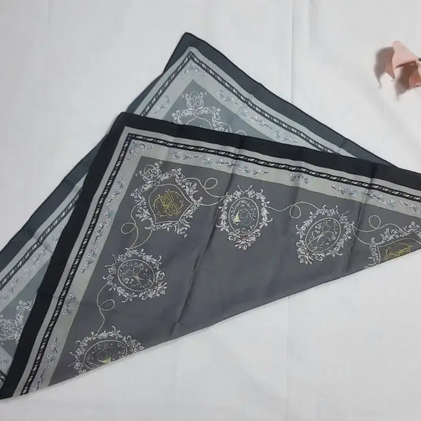 [BUNJANG] Roberta di Camerino Silk Blend Square Scarf / 새상품 로베르타 디 까메리노 명품 스카프 고급진디자인