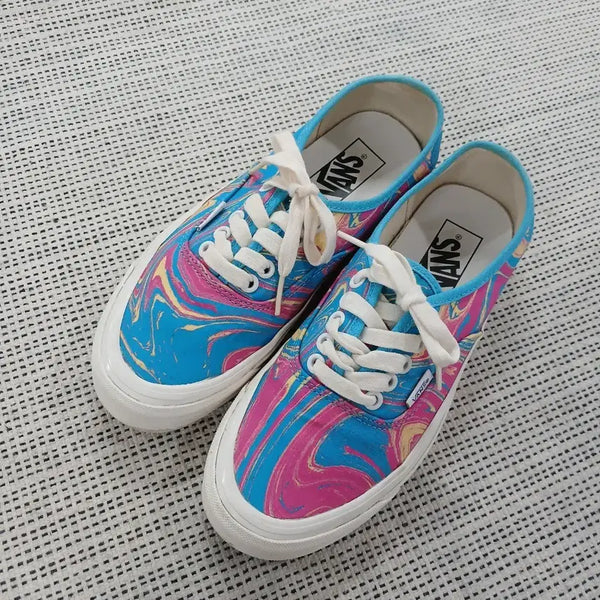 [BUNJANG] Vans Authentic "Marble Pattern" Sneakers (Size 270) / 반스 오센틱 마블 패턴 스니커즈270