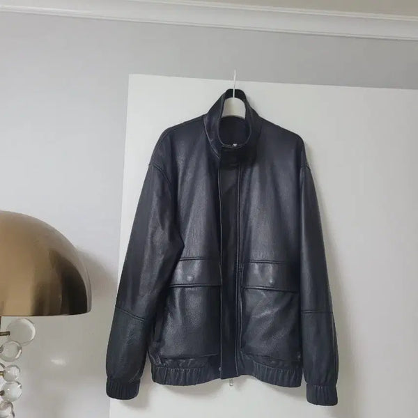 [BUNJANG] Sperone Lambskin Leather Jacket M-L / 스페로네 램스킨 양가죽 자켓 M-L사이즈