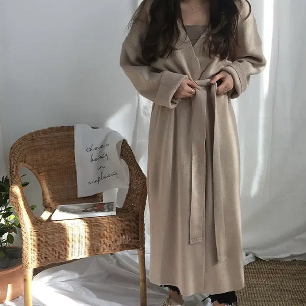 [BUNJANG] Robe Long Cardigan / 로브 롱가디건