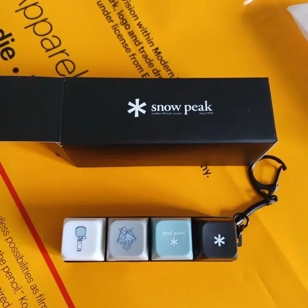 [BUNJANG] Snow Peak Keyring Keycap Set / 스노우피크 키링키캡