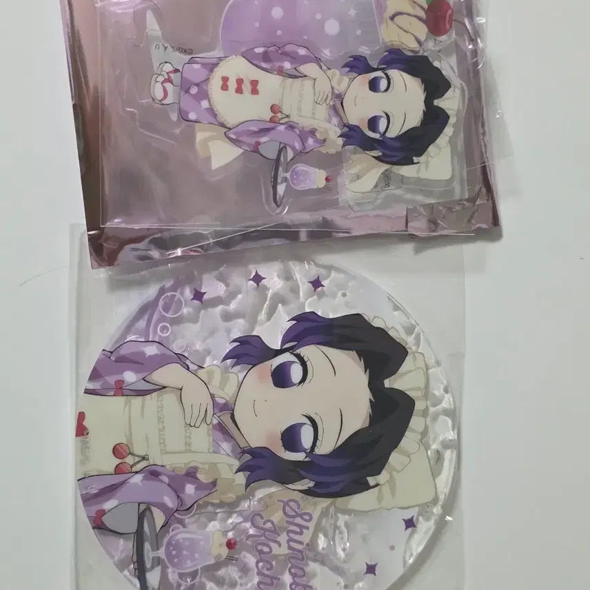 [BUNJANG] Shinobu Cream Soda Acrylic Stand & Coaster Bundle Set / 시노부 크림소다 아크릴 스탠드, 코스터 일괄 판매