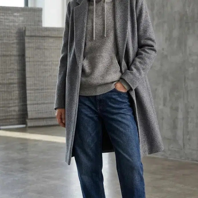 [BUNJANG] W Concept Cashmere Wool Long Coat / W컨셉 캐시미어 울 롱코트 S
