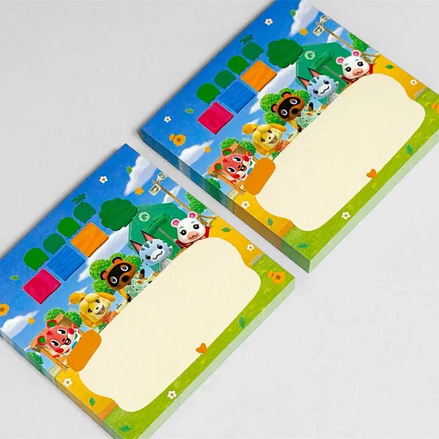 [BUNJANG] Animal Crossing Speech Bubble Memo Pad (Approx. 100 Sheets) / [덤맛집] 동물의 숲 말풍선 메모지 떡메 100매