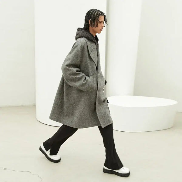 [BUNJANG] Andersson Bell Herringbone Half Coat / [새상품] 앤더슨벨 헤링본 반코트