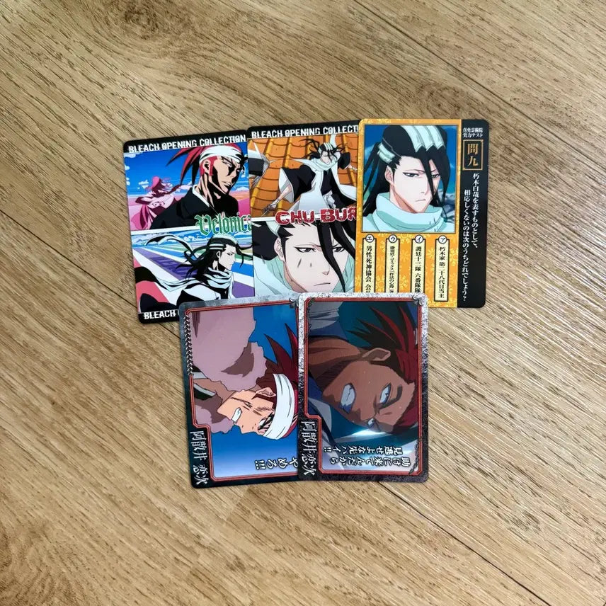 [BUNJANG] Bleach Kuchiki Byakuya & Abarai Renji Bundle Set Photocard / (일괄) 블리치 6번대 쿠치키 뱌쿠야, 렌지 포토카드 포카