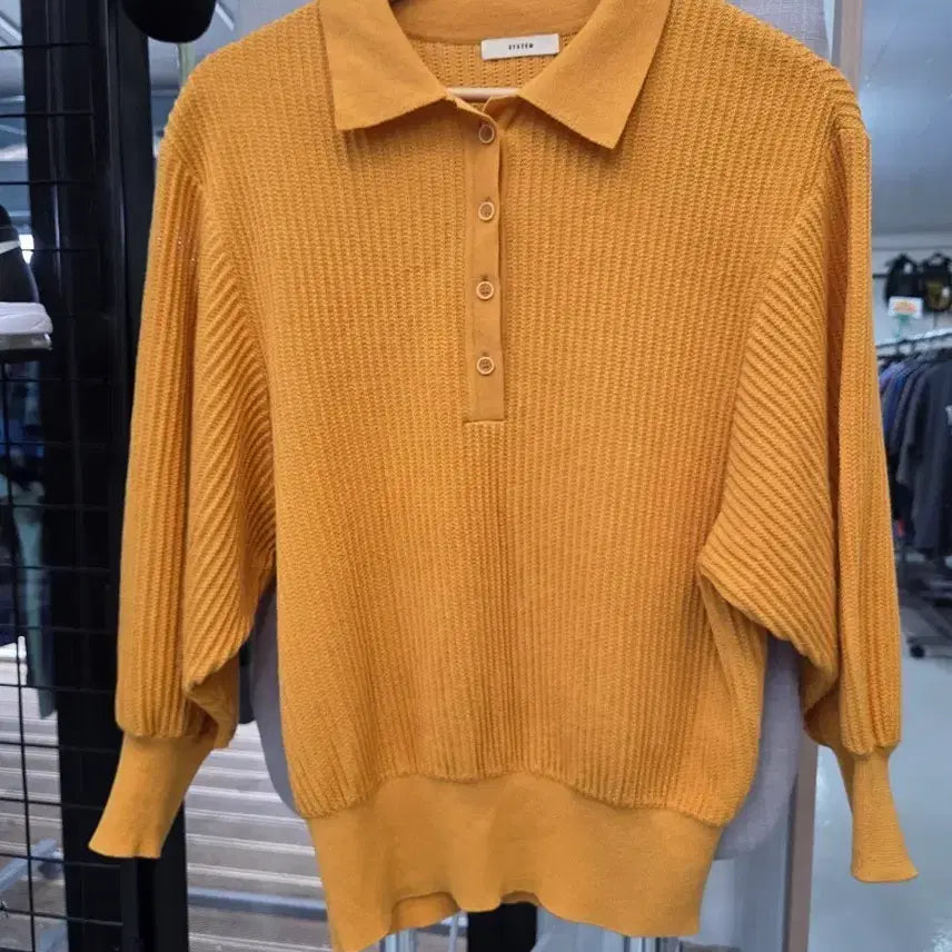 [BUNJANG] System Ribbed Knit Sweater (Free Size) / 한섬시스템 골지 니트/90(free)