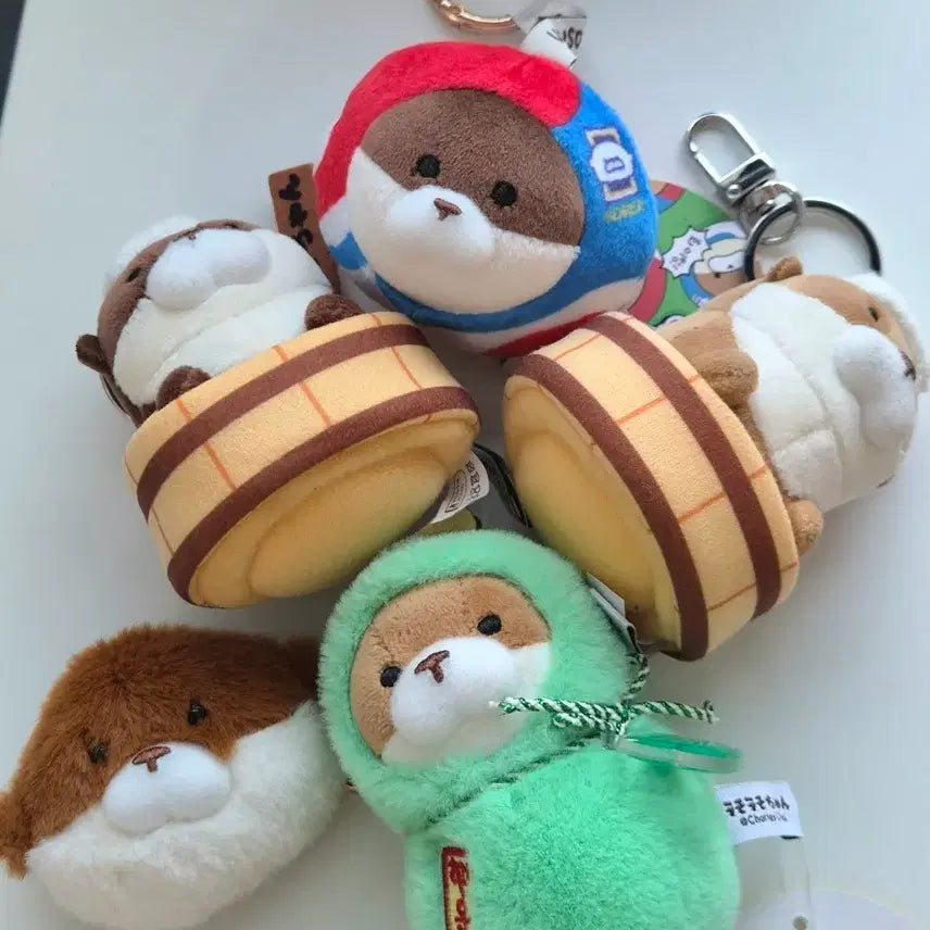 [BUNJANG] USO USO CHAN 5 Types Keyring Bundle Set / 우소우소짱 키링 5종 일괄