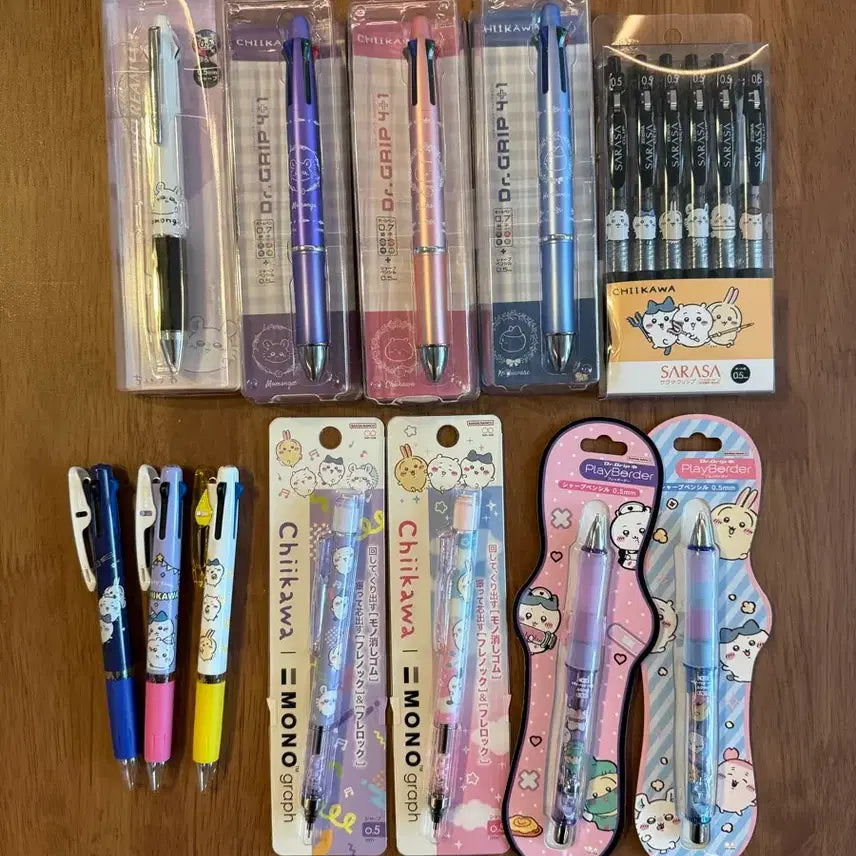 [BUNJANG] Chiikawa Dr. Grip & Monograph Mechanical Pencil / 치이카와 닥터그립 치이카와 샤프 볼펜 치이카와 모노그래프 먼작귀