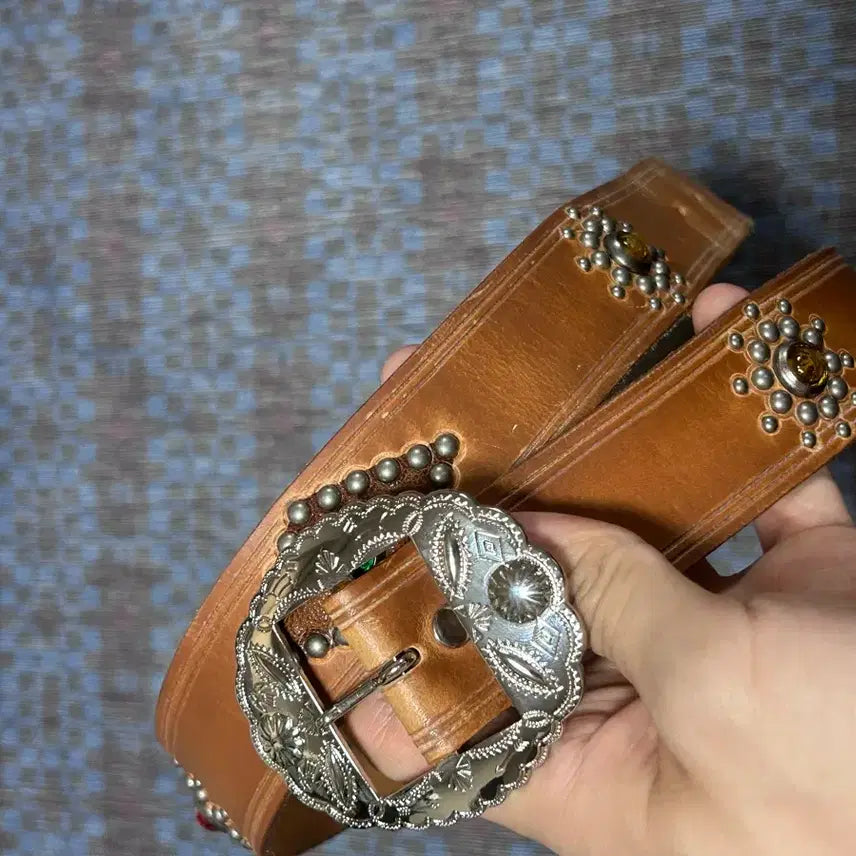 [BUNJANG] Bird Note Studded Belt 30 / 버드노트 스터드벨트 30