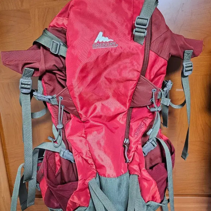 [BUNJANG] Gregory Torere 33 Roll-Top Backpack Red / 그레고리 백팩 토레33 레드 롤형