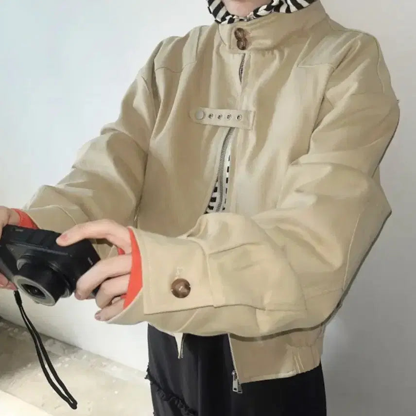 [BUNJANG] Kim Ahop Patch Workwear Blouson / 김아홉 패치 워크웨어 블루종