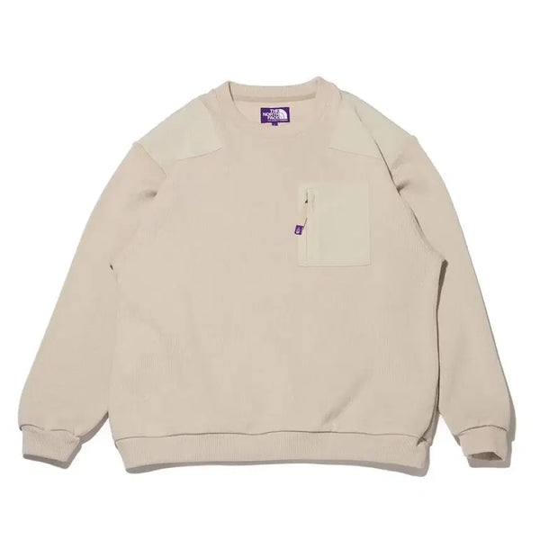 [BUNJANG] The North Face Purple Label Commando Sweatshirt Beige M / 노스페이스 퍼플라벨 코만도 스웻셔츠 베이지 M사이즈