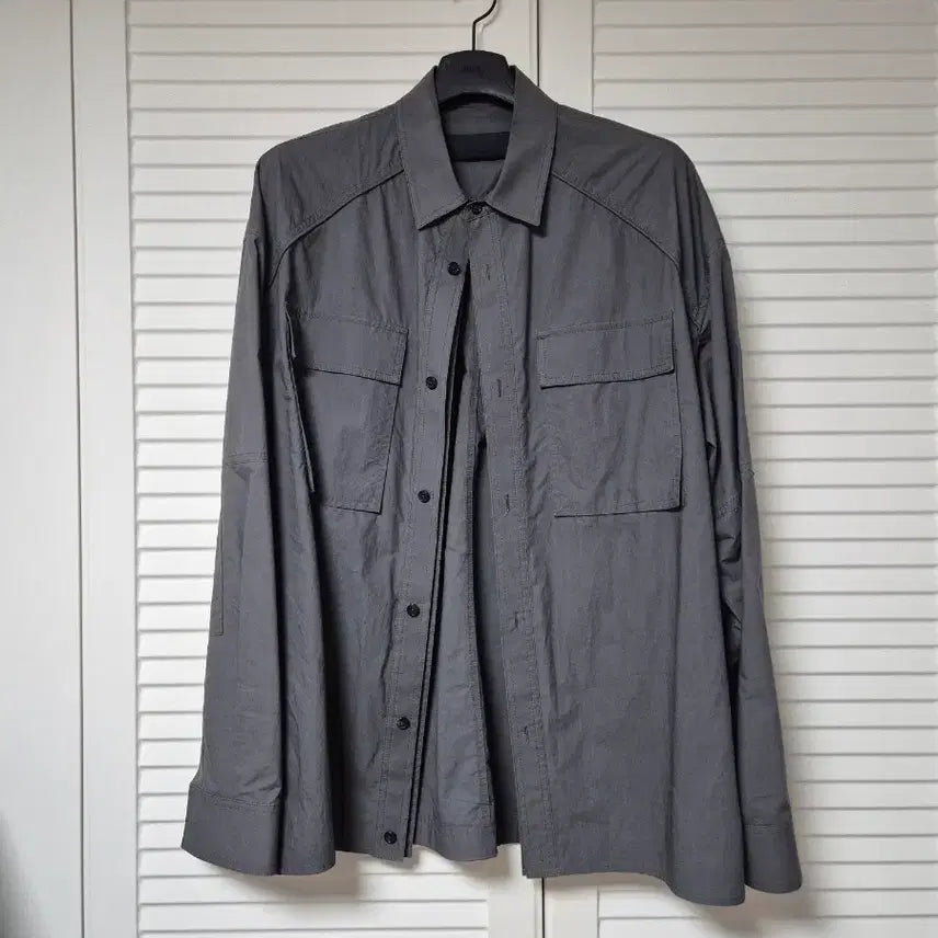 [BUNJANG] Juun.J Double Layered Shirt / (46) 준지 더블 레이어드 셔츠