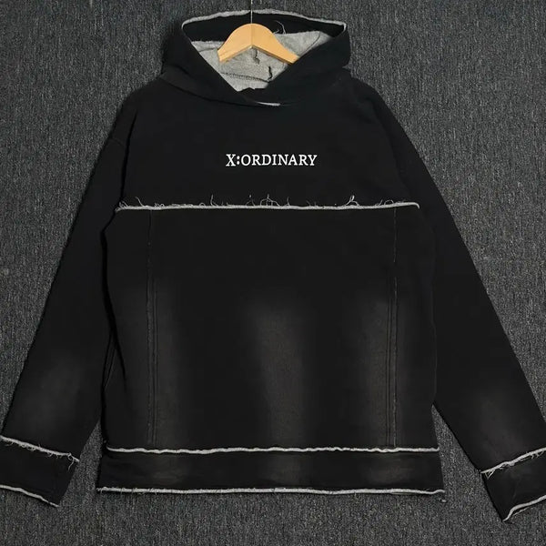[BUNJANG] X:ORDINARY Black Hoodie Size 50 / X:ORDINARY 블랙 후드티 50사이즈