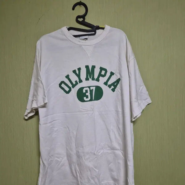 [BUNJANG] Outstanding Olympia 37 T-Shirt White / 아웃스탠딩 올림피아 37 반팔 티셔츠 흰색