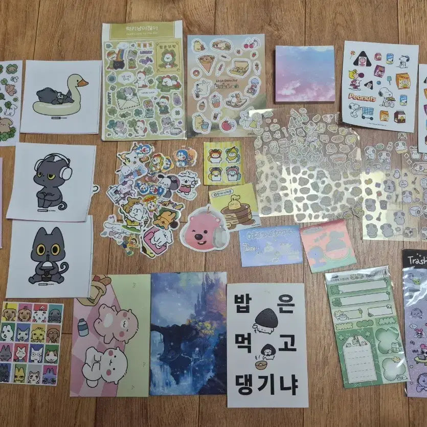 [BUNJANG] Sticker Bundle Set for Diary Decoration / 스티커 다꾸 일괄판매