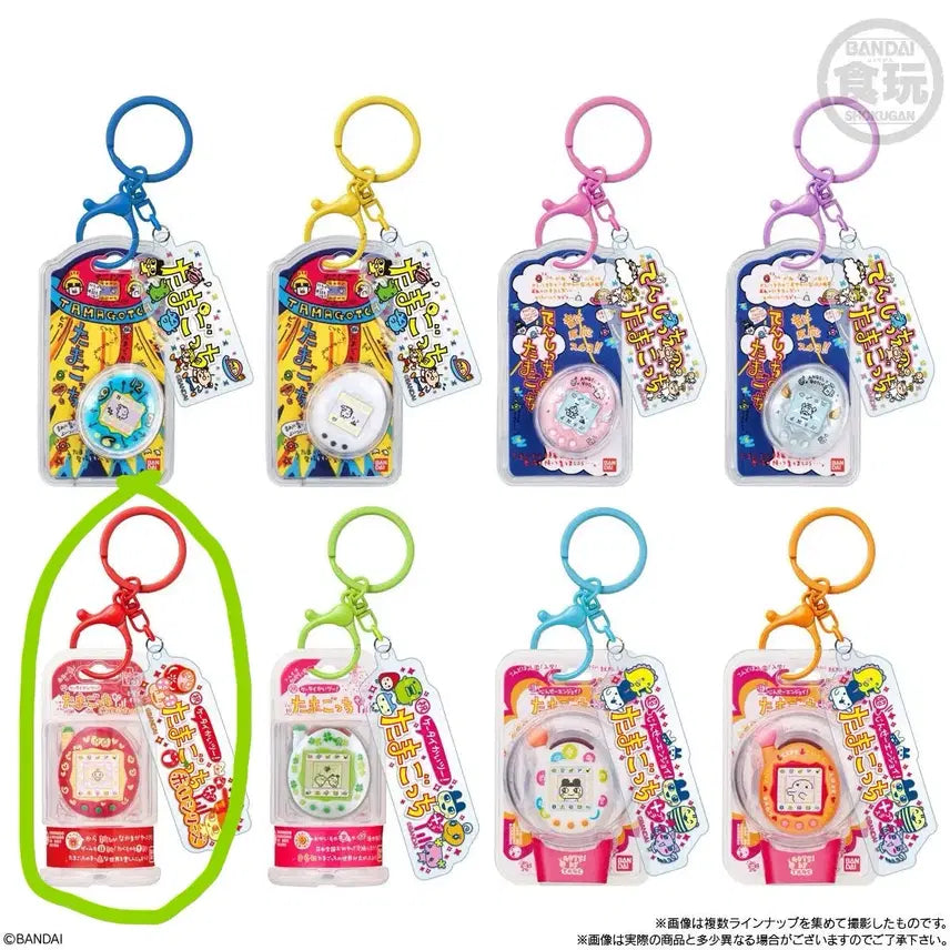 [BUNJANG] Bandai Tamagotchi Custom Keychain Memetchi Red Package Candy Toy Gacha / 반다이 다마고치 커스텀 키링 메메치 레드 패키지 식완 가챠