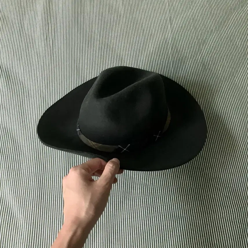 [BUNJANG] Barbour Classic Tartan Wool Fedora / barbour 바버 클래식 타탄 울 페도라