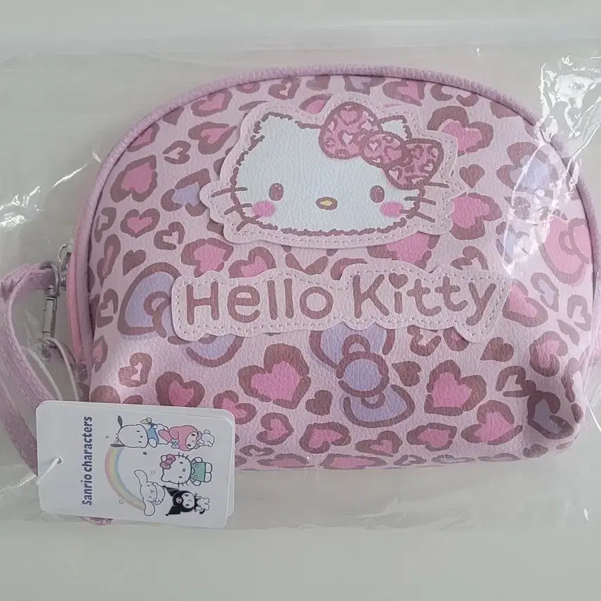 [BUNJANG] Hello Kitty Leopard Pouch / 헬로키티 레오파드 파우치