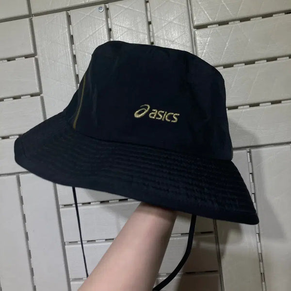 [BUNJANG] Asics Gore-Tex Bucket Hat Black / [58]아식스 고어텍스 벙거지 등산모자 블랙 1221